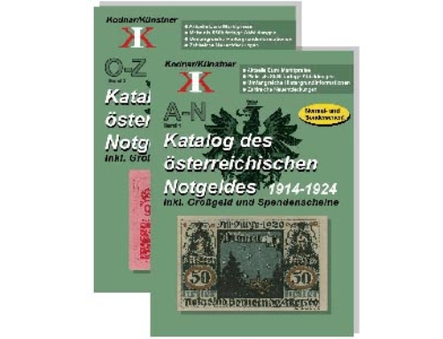 Katalog des österreichischen Notgeldes 1914-1924  (2 Bände)